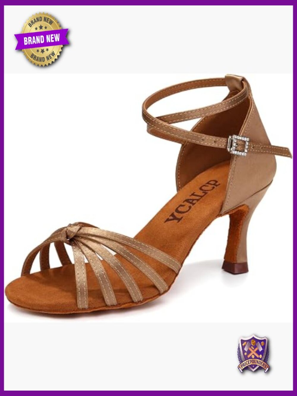 Women Latin Dance Shoes Satin Professional Ballroom Salsa Performance Practice